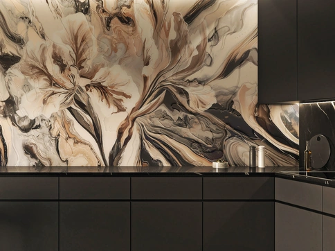 Carta da parati Silk Whispers di London Art