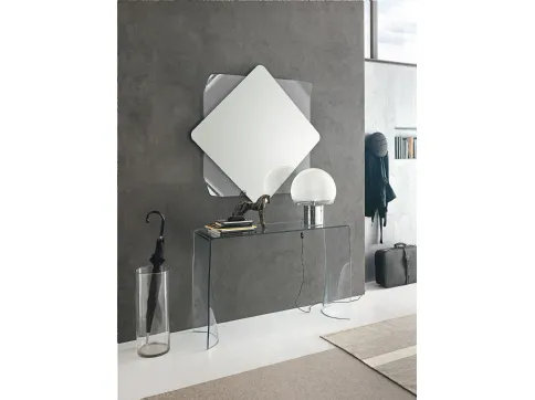 Specchio Lynx in vetro curvato di Target Point