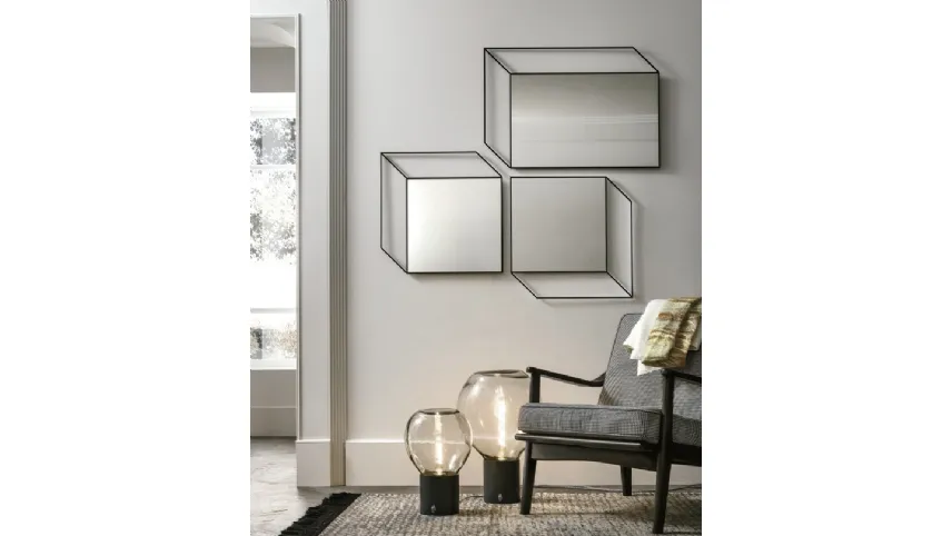Specchi Sguardo con cornice in metallo di Target Point