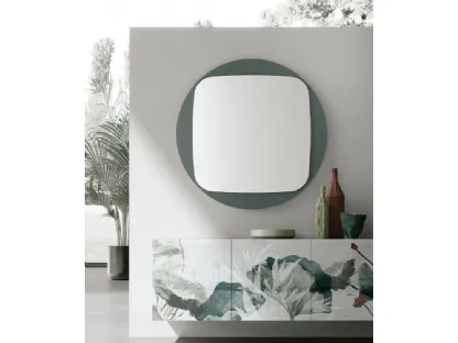 Specchio Space con cornice in vetro di Target Point