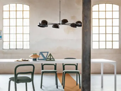 Lampadario a sei luci Charlotte Sospensione 01 di Midj