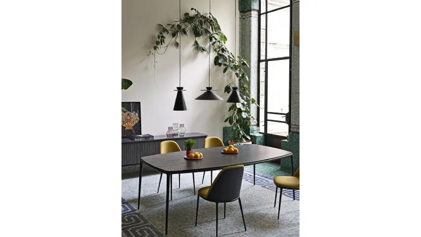 Lampada con paralume in metallo Japan L M S Sospensione di Midj