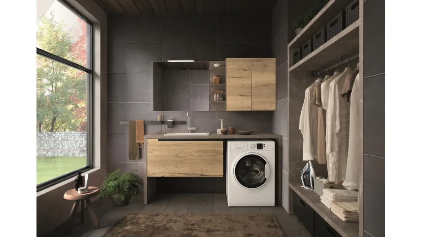 Mobile da Bagno in melaminico e HPL Laundry 04 di Archeda