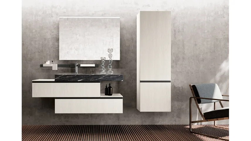 Mobile da Bagno sospeso Linea 04 di Archeda