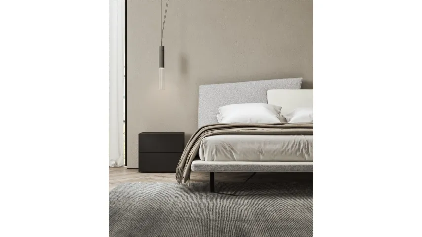 Comodino I-Night System in laccato opaco di Presotto