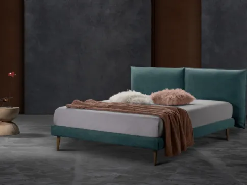 Letto in tessuto con testiera Sherman Ring 14 di Excò
