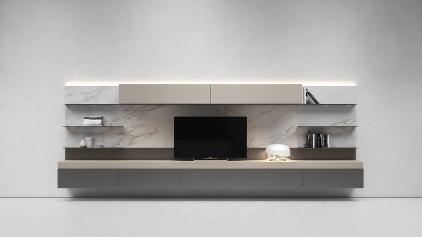 Mobile Porta Tv I-ModulART E di Presotto