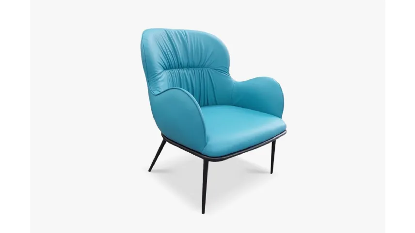 Poltrona in pelle Rory di Egoitaliano