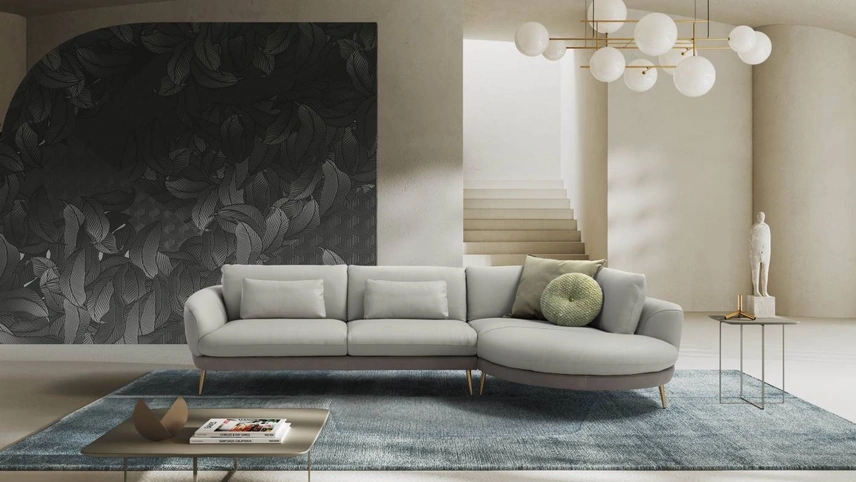 Divano con penisola Looming di Egoitaliano