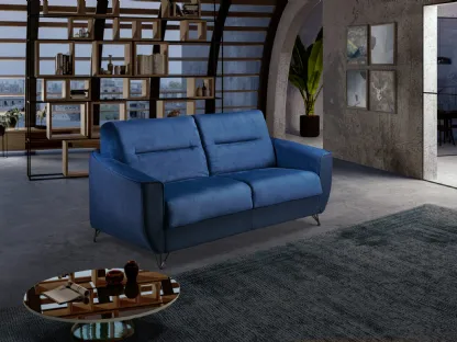 Divano Letto lineare in tessuto imbottito Malibù de Il Benessere
