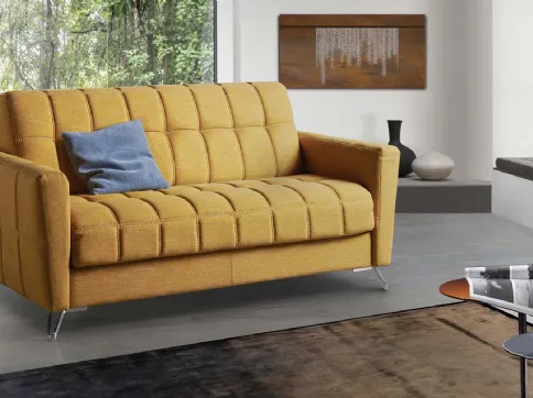Divano Letto lineare in tessuto trapuntato Mixer de Il Benessere
