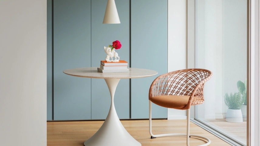 Tavolo rotondo Leo di Midj