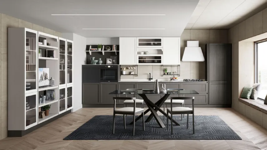 Cucina Classica Contempo lineare di Creo