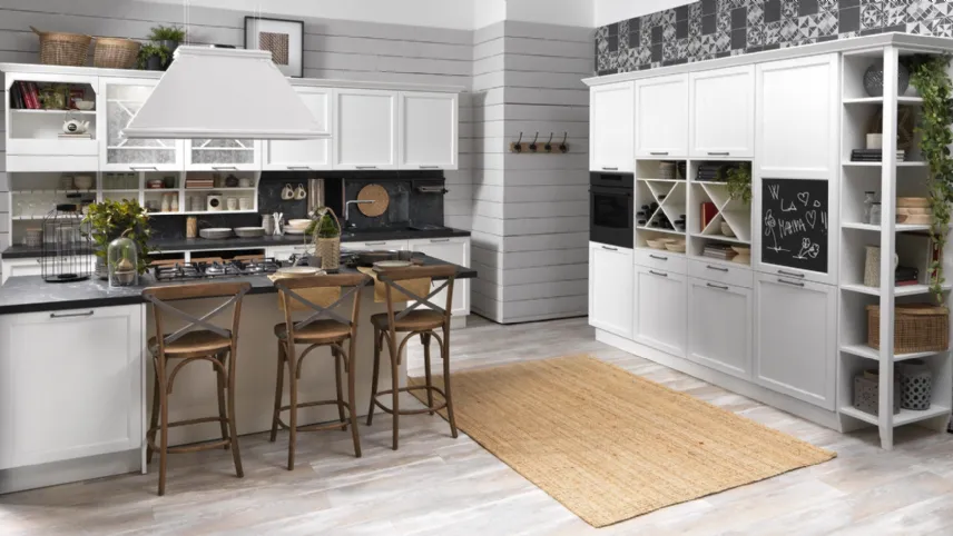 Cucina Classica Contempo con isola di Creo