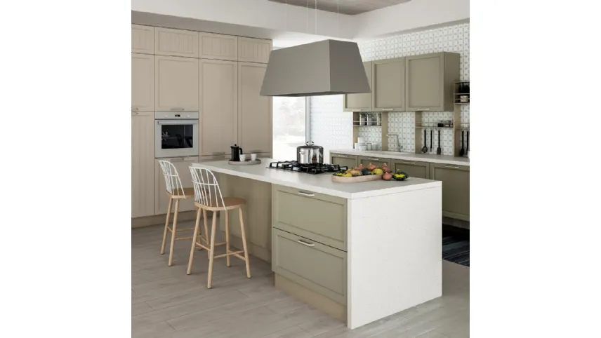 Cucina Classica Contempo con isola di Creo