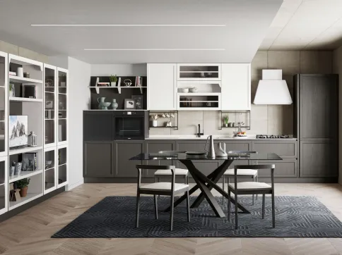 Cucina Classica Contempo lineare di Creo