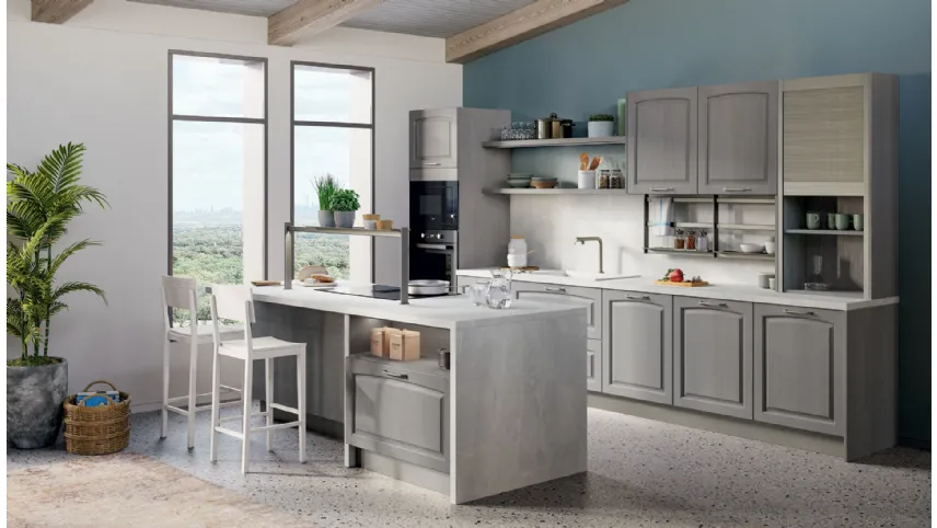 Cucina Classica Grace con isola di Creo