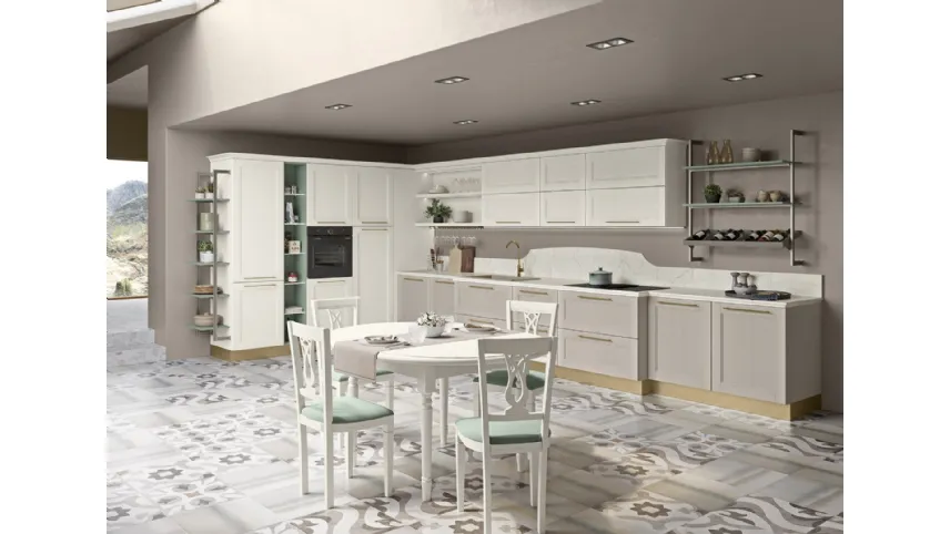 Cucina Classica Iris angolare di Creo
