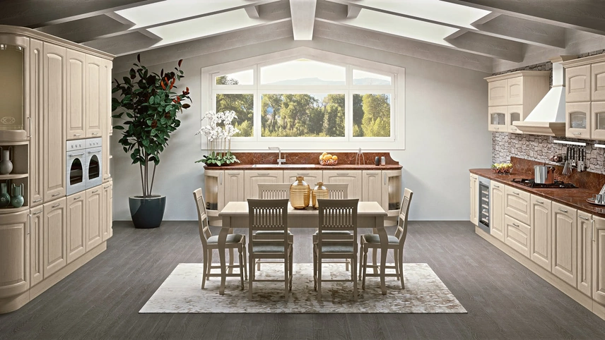 Cucina Classica ad angolo Veronica 09 di Lube