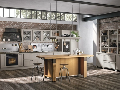 Cucina Classica con isola Provenza 02 di Lube