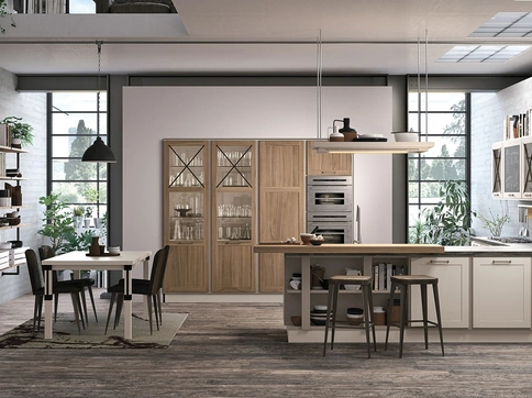 Cucina Classica con penisola Provenza 05 di Lube