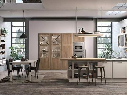 Cucina Classica con penisola Provenza 05 di Lube