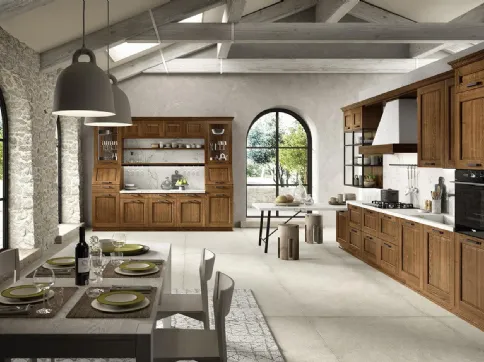 Cucina Classica lineare Tosca in legno di Astra