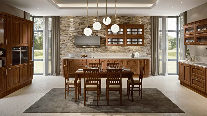 Cucina Classica ad angolo Veronica 08 di Lube