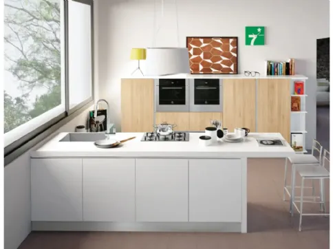 Cucina Ank Bianco Opaco di Creo