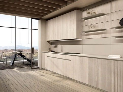 Cucina Moderna lineare Bera 08 di Lube