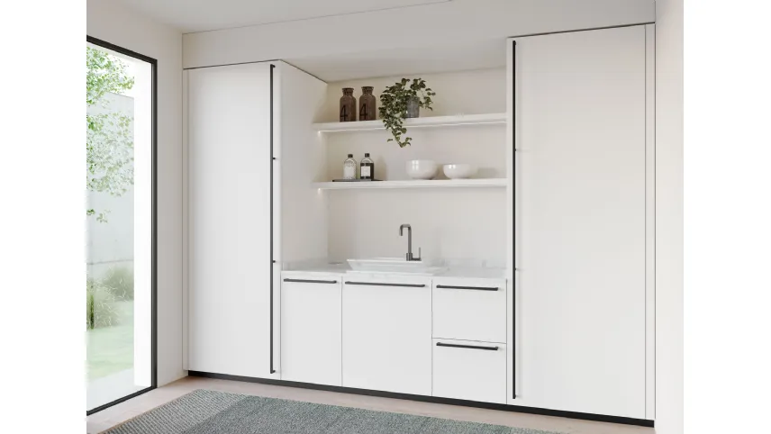 Cucina Moderna Color Lab lineare di Creo