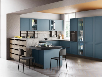Cucina Moderna Contempo con penisola di Creo