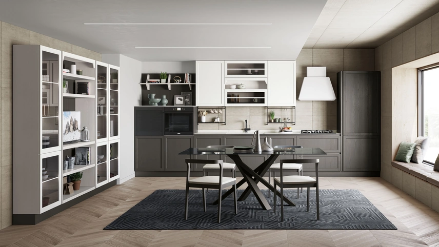 Cucina Moderna Contempo lineare di Creo