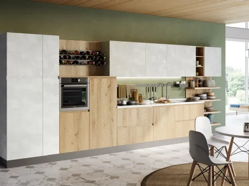 Cucina Moderna Jey Feel lineare di Creo