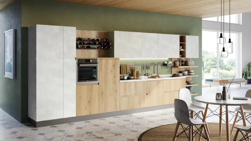 Cucina Moderna Jey Feel lineare di Creo