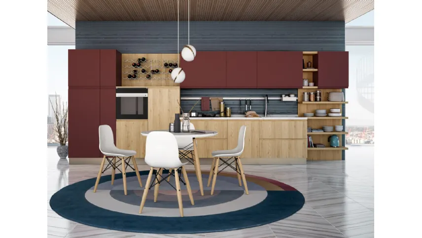 Cucina Moderna Jey Feel lineare di Creo