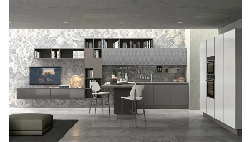 Cucina moderna Clover 02 di Lube