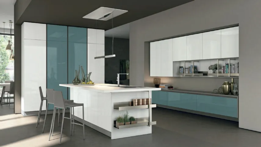 Cucina moderna Clover 06 di Lube
