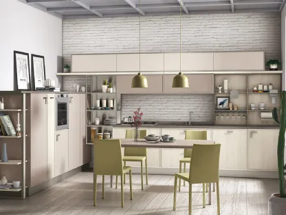 Cucina Moderna Rewind angolare di Creo