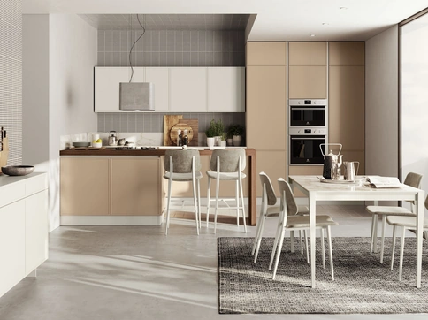 Cucina Moderna Rewind con penisola di Creo