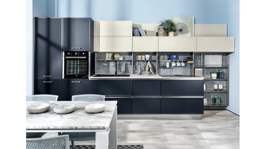 Cucina Moderna Rewind lineare di Creo