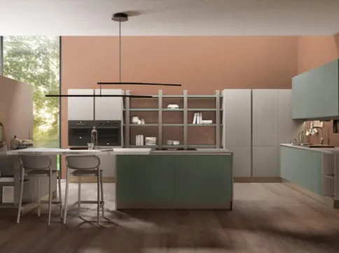 Cucina Moderna Round 06 di Lube