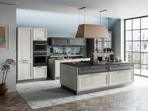 Cucina Moderna Smart con isola di Creo